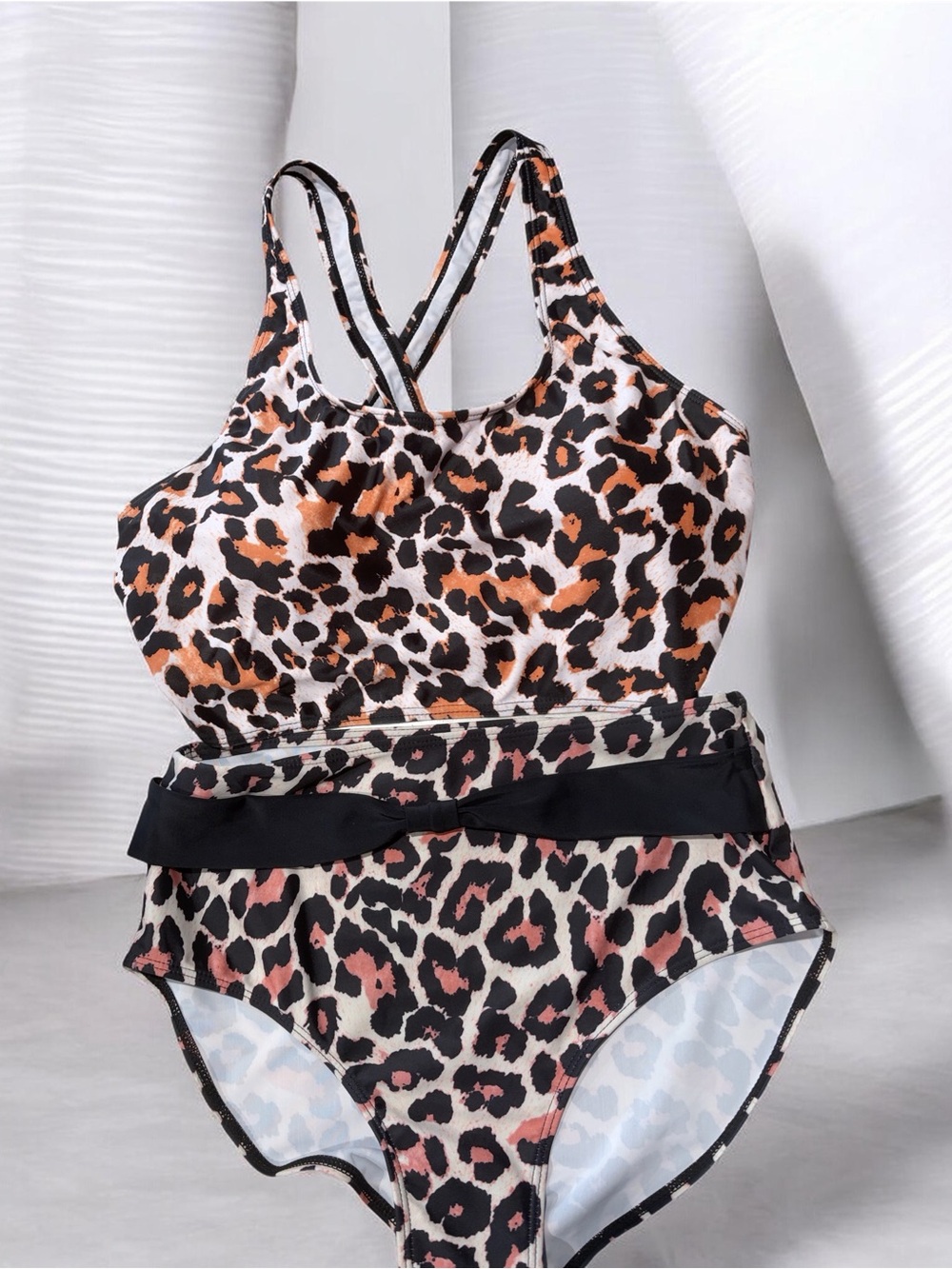 Leopard print bikini